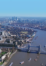 London from above